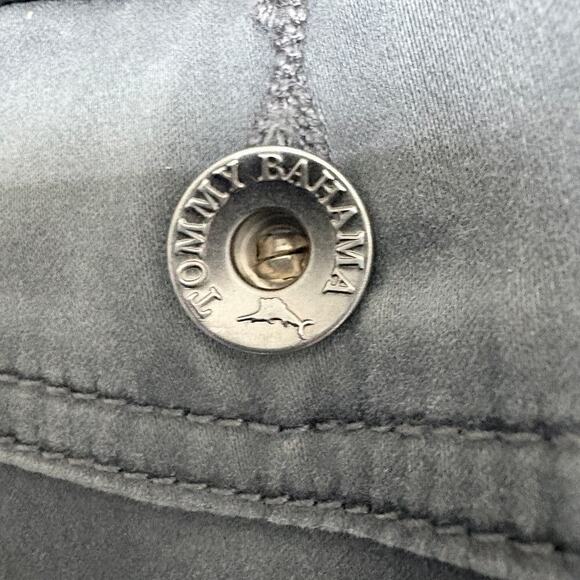 Tommy Bahama BORACAY JEAN JACKETTrucker Jacket XXL Gray Tencel Cotton Blend NWOT - Picture 7 of 9